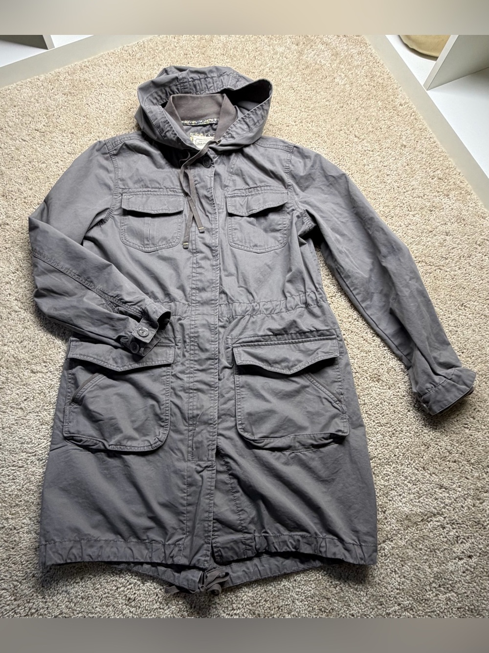 Vintage Oversized Parka Lightweight Jacket Coat